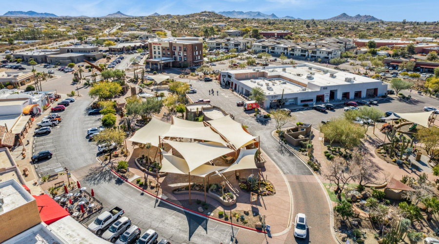 Aerial Downtown Carefree
