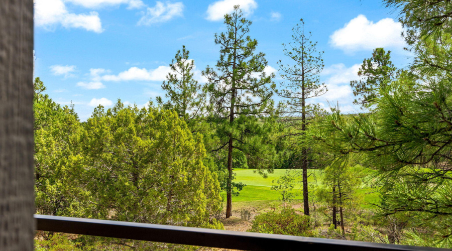 Golf Course View from Back Deck