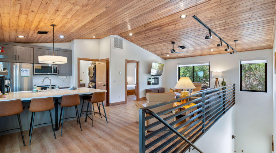 Guest House Living and Kitchen