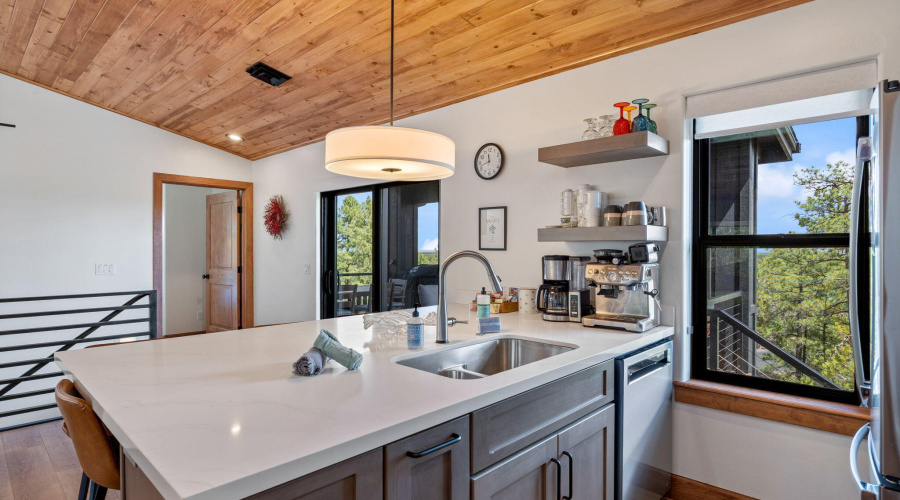 Guest House Kitchen toward 1st bedroom