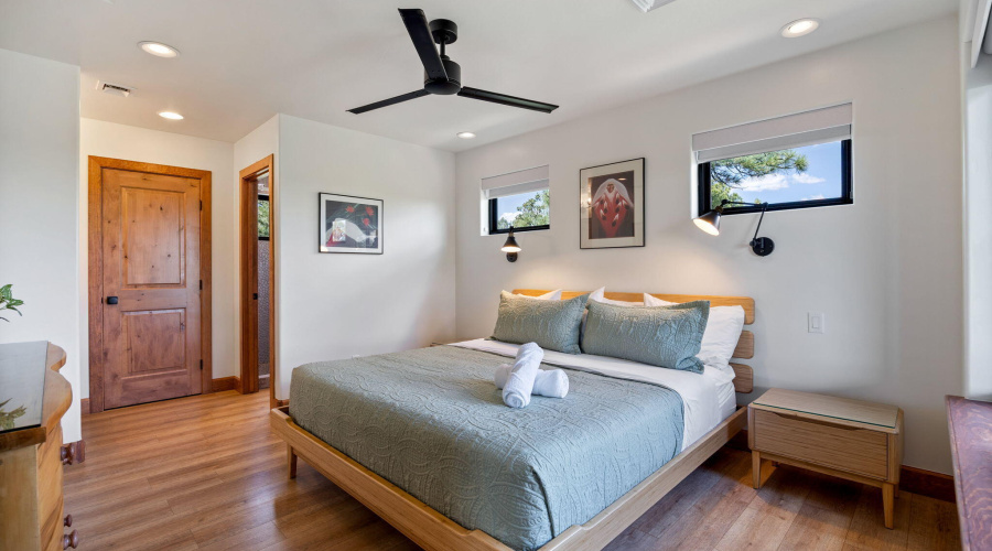 Guest house primary bedroom