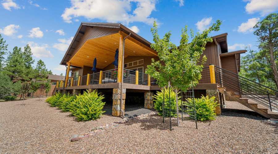 Exterior back of Home