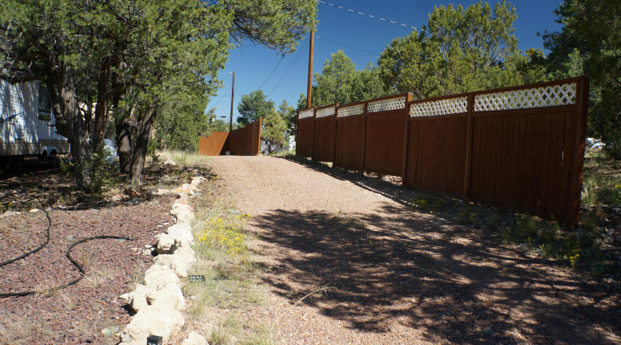 016 Driveway to 2 car carport