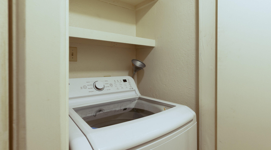 Laundry closet