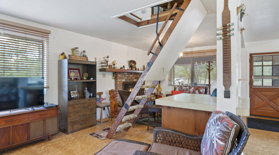 Stairs to loft