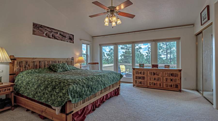 Primary Bedroom with Acees to the Deck