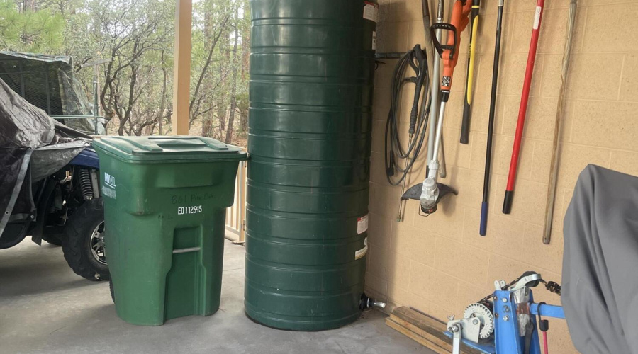 2nd 200 gal Water Tank on Patio
