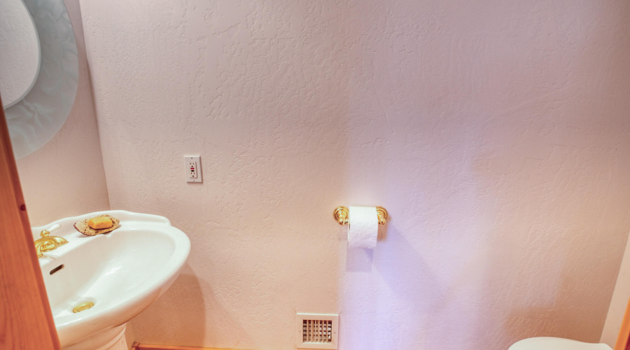 Half Bath off Laundry