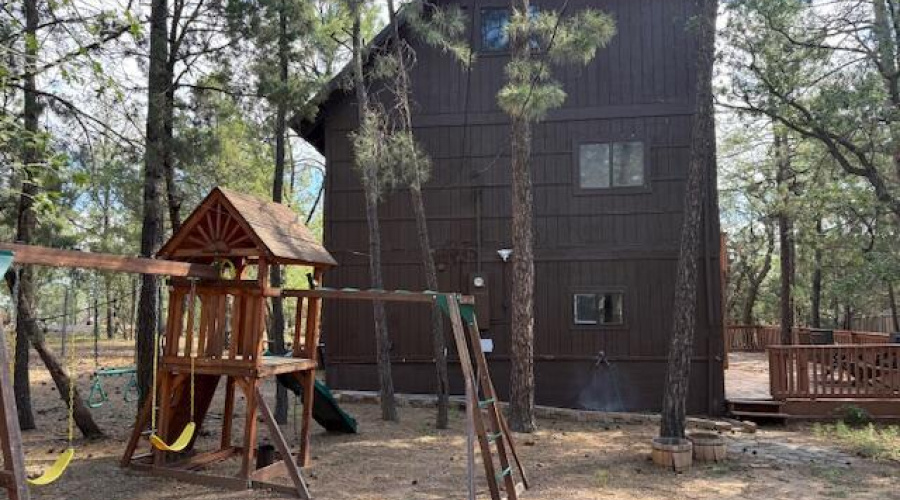 view of house from backyard