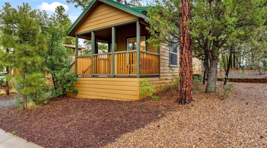 Front & Side View of Home