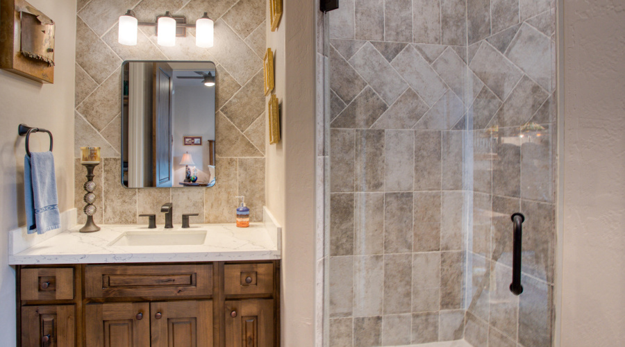 Upscale Guest Bathroom