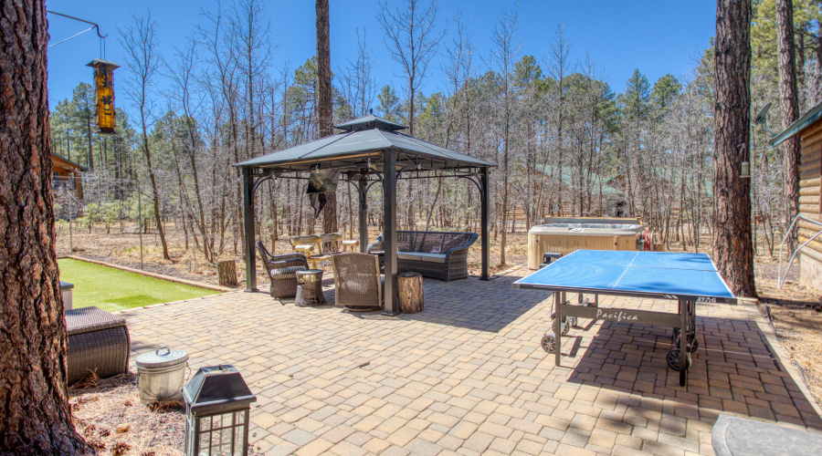 Lovely backyard living