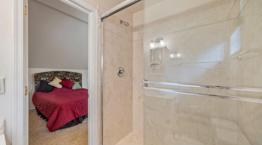 Guest Quarters Bathroom into Bedroom