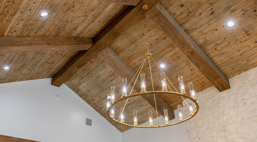 Real Wood Beams With T&G