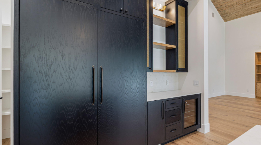 Fridge With Cabinet Face