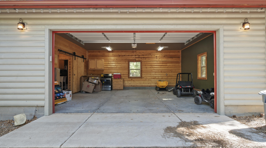 inside garage