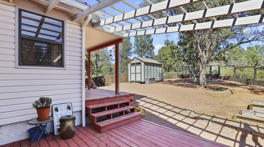 511 N Hemlock Circle Rear Deck Pergola