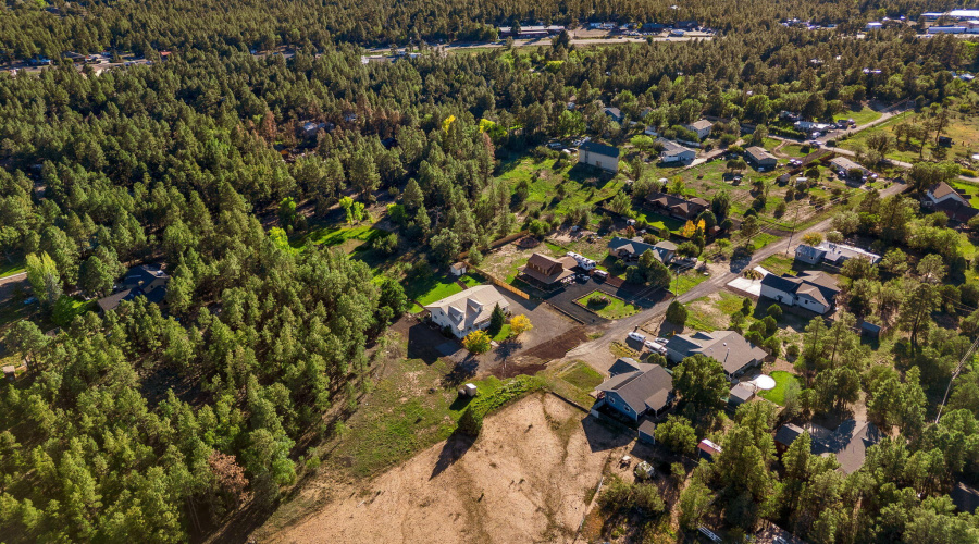 Aerial of entire property