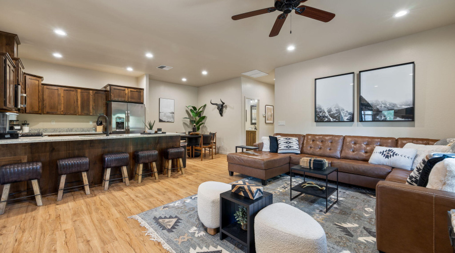 Living Room/Dining Rm/Kitchen