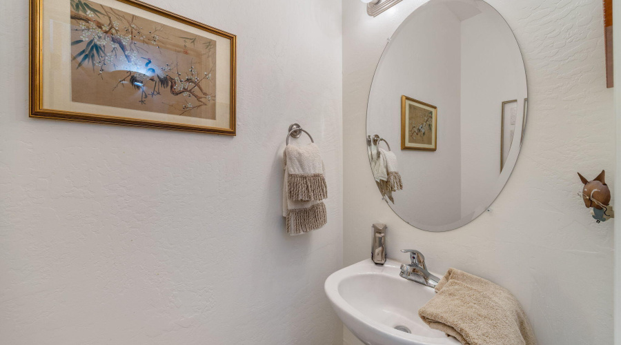 Downstairs half bath