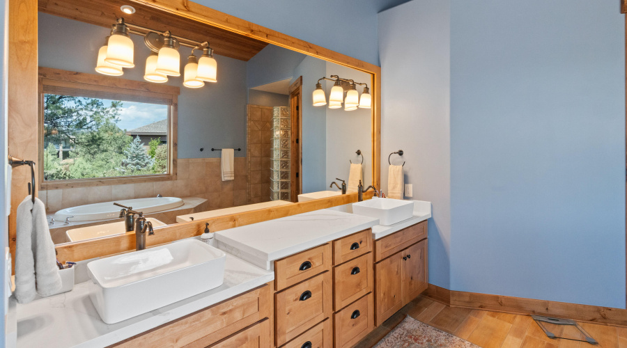 Primary bathroom suite