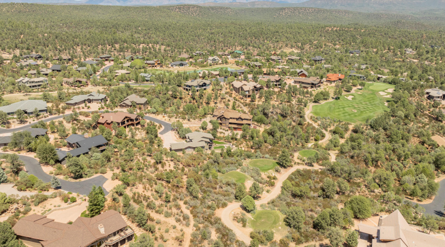 Aerial - neighborhood