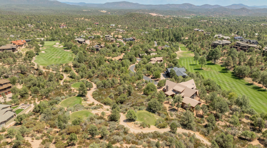 Aerial - neighborhood