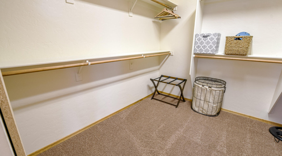 Upstairs Owners Walk In Closet