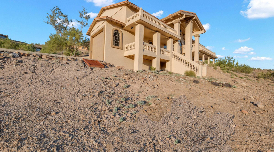 Southwest Corner of house