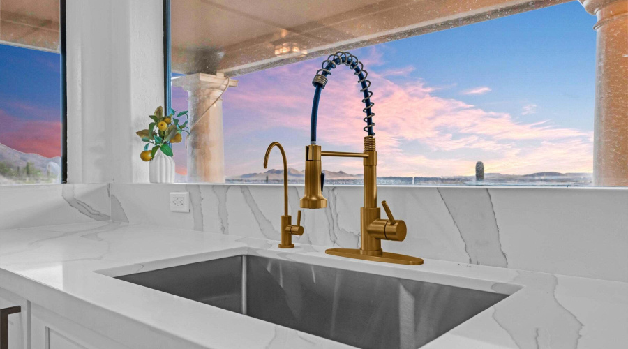 Kitchen Sink with View