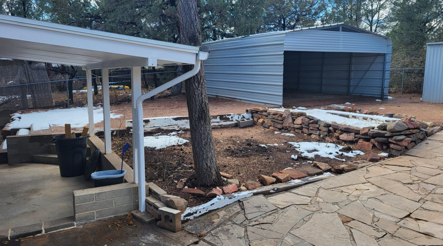 261 Back deck and Metal Bld