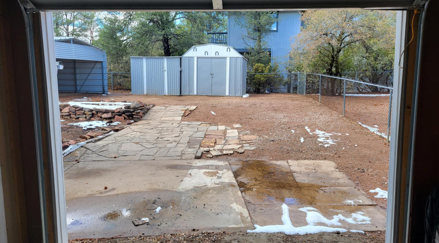 270 Inside Garage back dr open