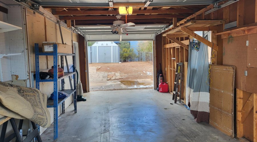 273 Inside garage both Drs open