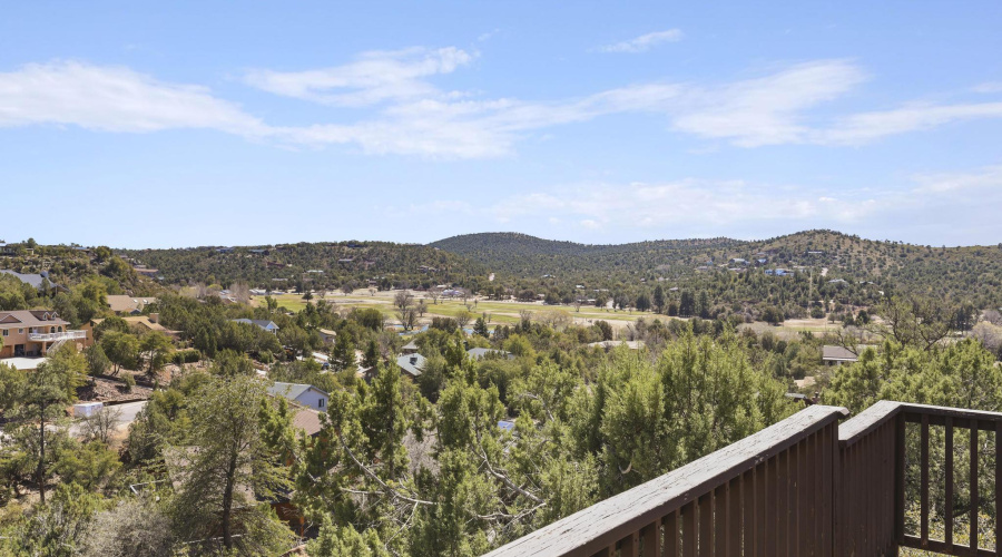VIEW FROM FRONT DECK