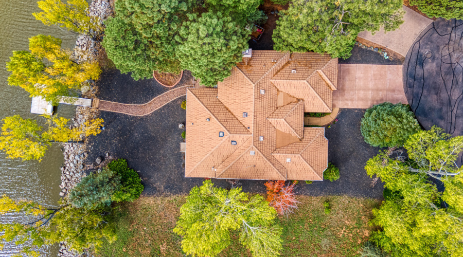 Home and Lot from Above