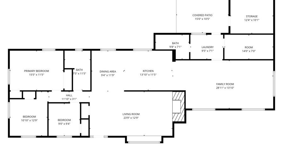 Floor plan WITH dimensions