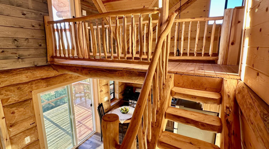 Stairs to loft