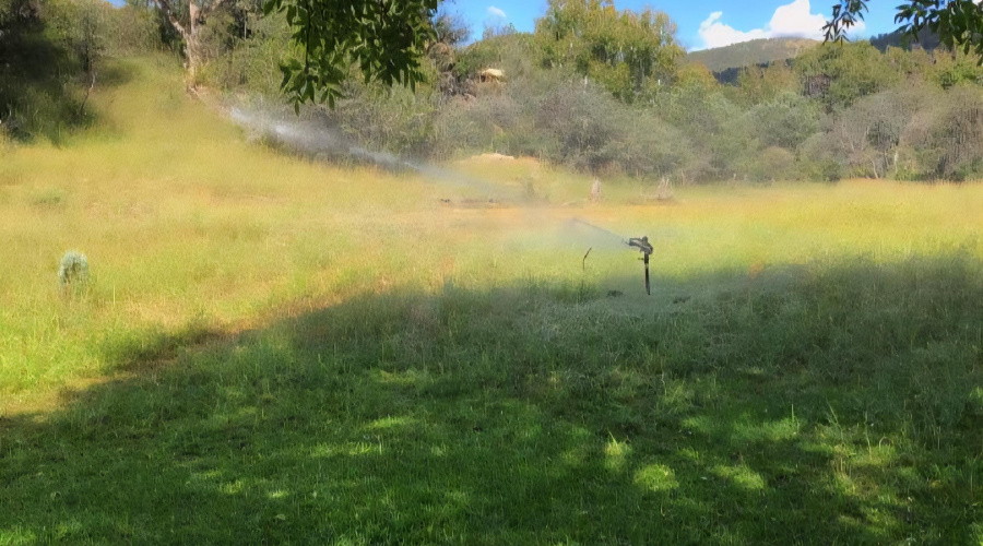 Irrigating W Ctr Pasture 2022 Summer
