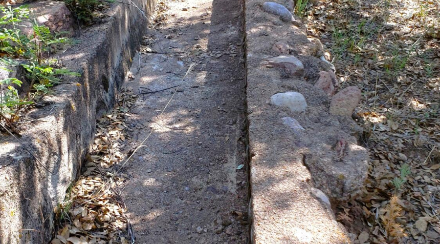 Aqueduct is Concrete & Rock