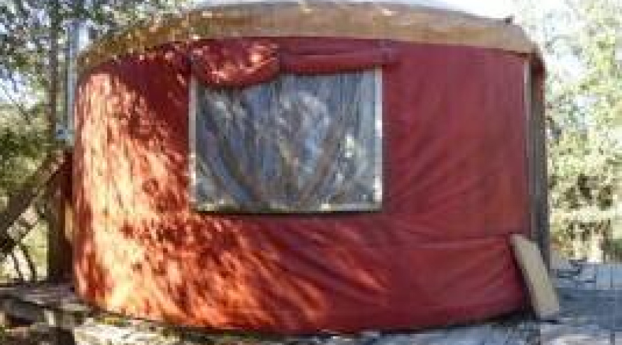 Yurt w Red Orange Ext