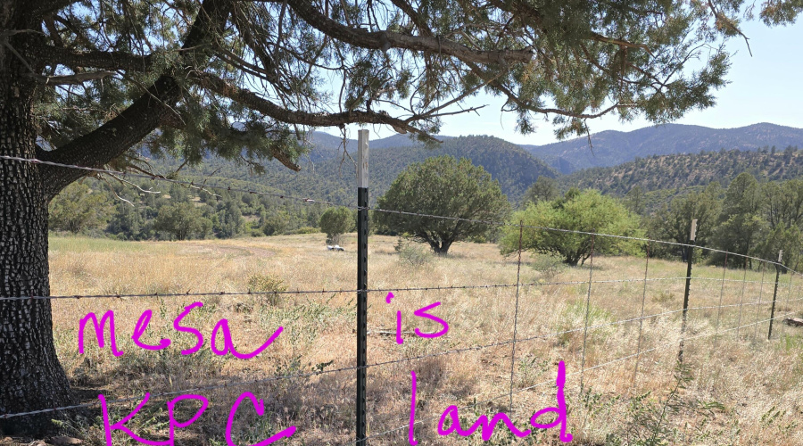 Wire Fence & Mesa N Boundary