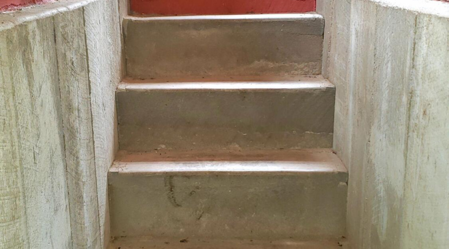 Cellar Concrete Stairs