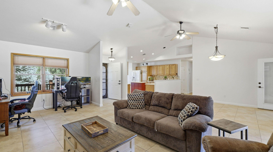 Office Area within Living Room