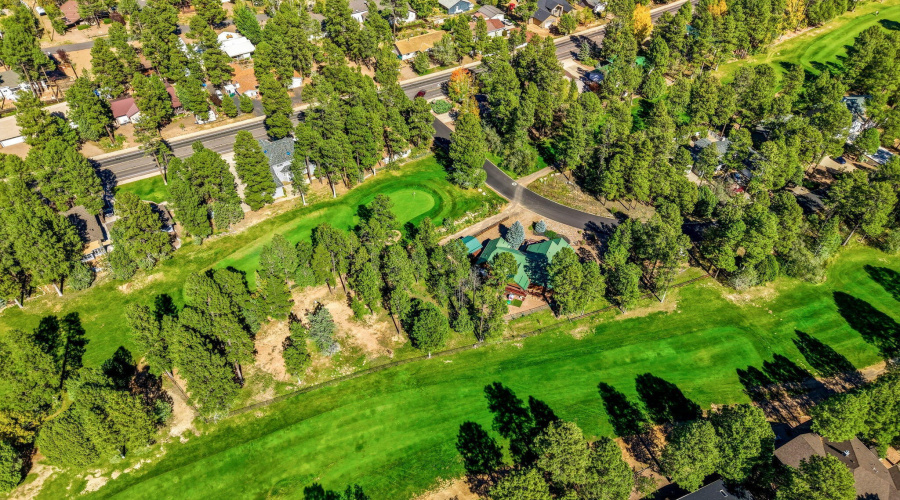 Aerial View of Neighborhood & Fairway