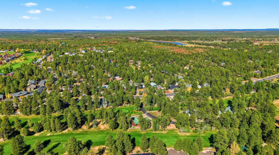 Aerial View of Neighborhood & Fairway