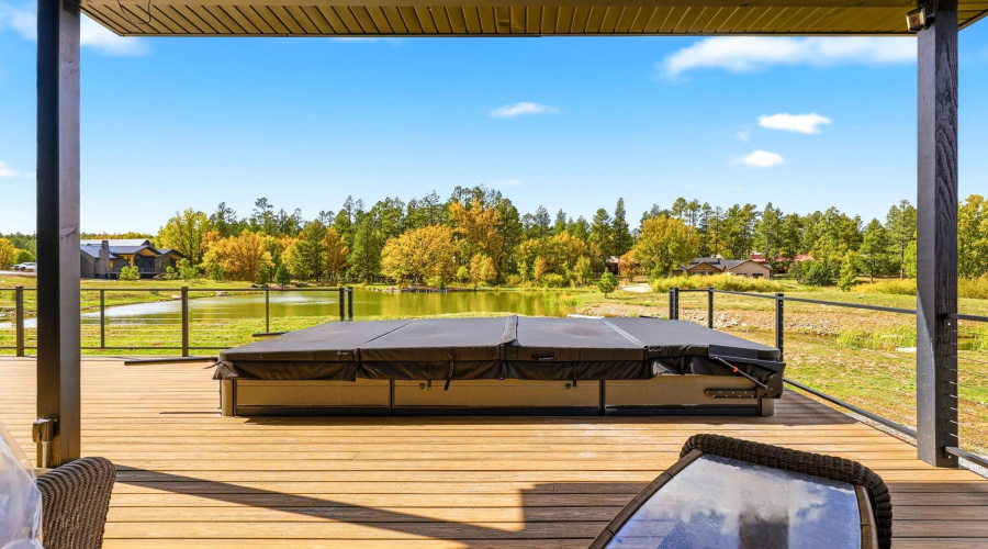 Swim Spa Overlooking The Lake