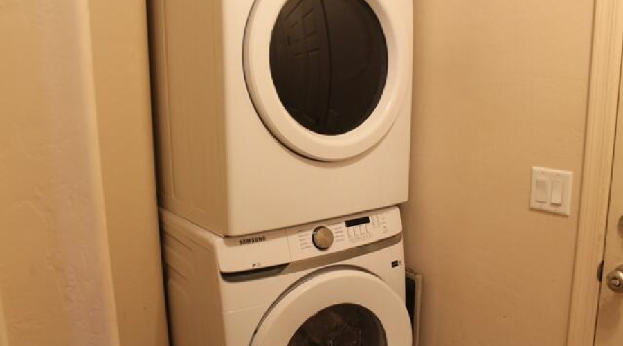 washer and dryer