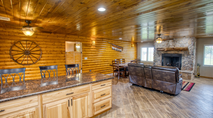 Main Kitchen to Living