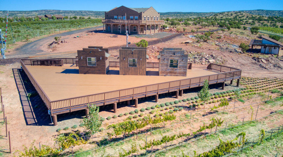 Viewing Deck & Buildings