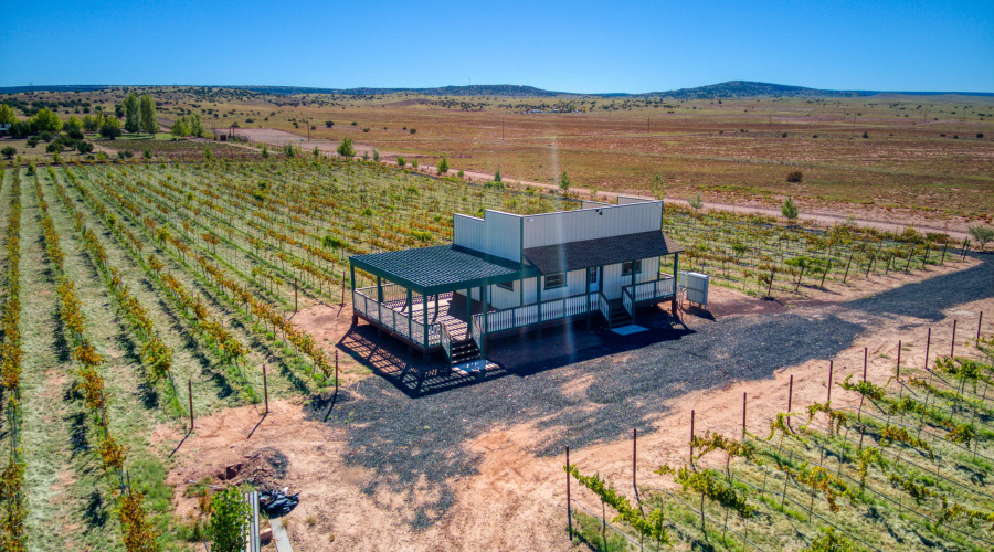 Drone Wine Tasting Vineyard